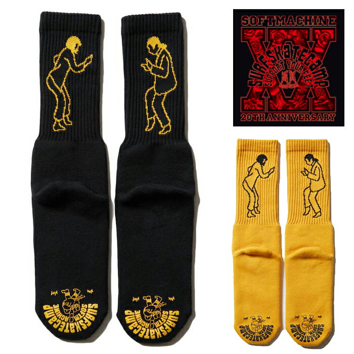 SOFTMACHINE (ソフトマシーン)DANCE SOX【ソックス 靴下 タトゥー】【SURFSKATECAMP サーフスケートキャンプ】【SOFTMACHINE 20th Anniversary Collection 