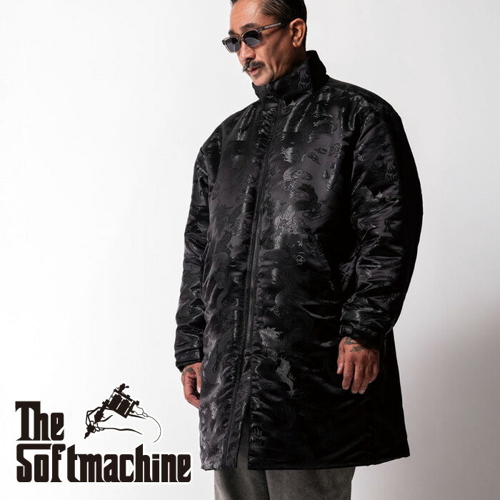 SOFTMACHINE (ソフトマシーン)LUMINOUS COAT【コート リバーシブル】【ブラック タトゥー】【2025 AUTUMN&WINTER 先行予...