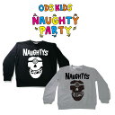 NAUGHTY PARTY (ノーティーパーティ)Naughtys Sweat【キッズ スウェット 110cm 130cm 150cm】【グレー ブラック タト...