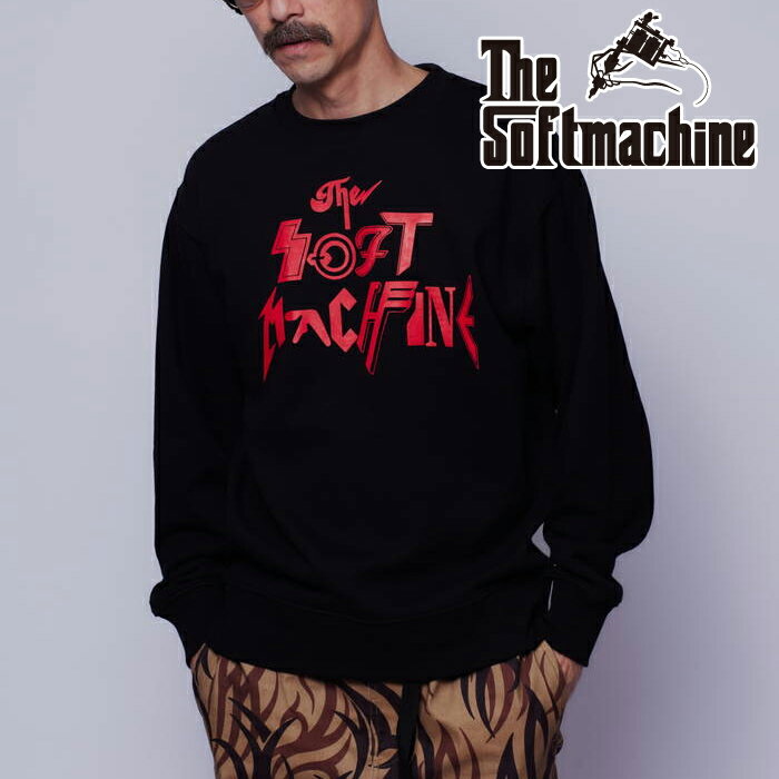 楽天InterplaySOFTMACHINE （ソフトマシーン）SICK SOUNDS SWEAT【スウェット】【ホワイト ブラック グレー タトゥー】【2023AUTUMN&WINTER COLLECTION】【お取り寄せ商品 キャンセル不可】