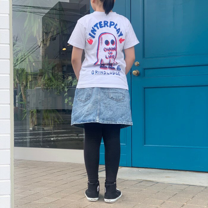 グラインドロッヂ　grindlodge Tシャツ 楽天市場】INTERPLAY × GRINDLODGE OBAKE TEE for kids【INTERPLAY