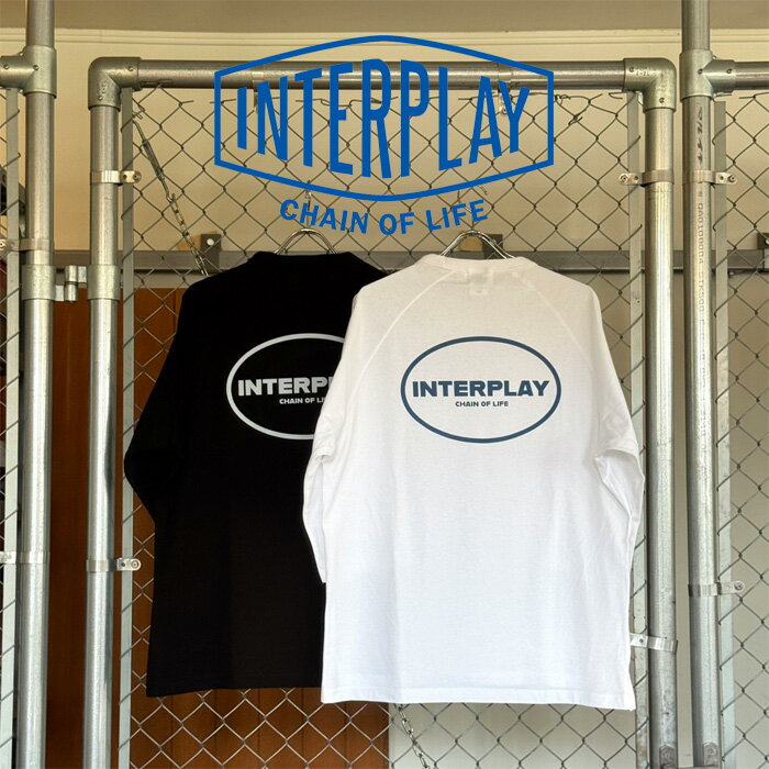 Rakuten - INTERPLAY ORIGINALOVAL RAGLAN TEE【INTERPLAY インタープレイ オリジナル】【ラグラン Tシャツ ホワイト ブラック】