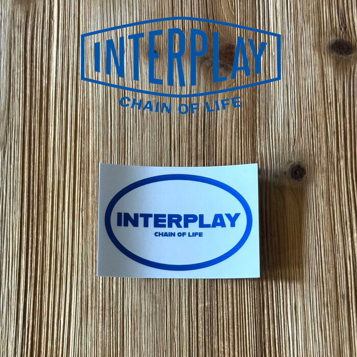 Rakuten - INTERPLAY OVAL LOGO STICKER 【ステッカー シール】【INTERPLAY インタープレイ】