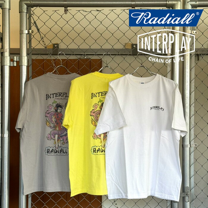RADIALL �� INTERPLAY��PLUG LADY T-SHIRT�� Designe ... 