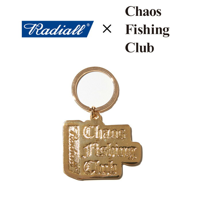 RADIALL ラディアル CHROME LETTERS - BRASS KEY HOLDER 【キーホルダー】【2024 初売り】【RAD-23AW-SPOT-JW004】【インタープレイ INTERPLAY】【CHAOS FISHING CLUB】