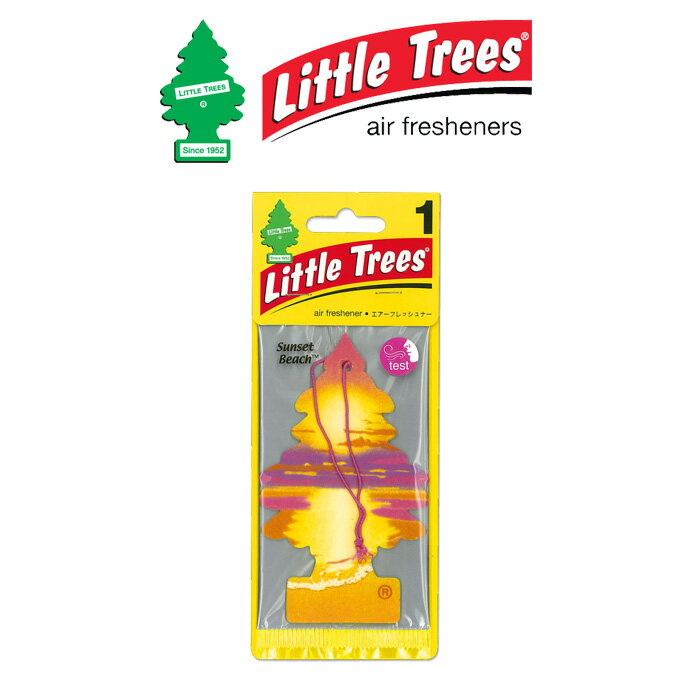 Little Trees (リトルツリー) AIR FRESHENER - Sunset Beach -【エアフレッシュナー サンセットビーチ】【インタープレイ INTERPLAY】