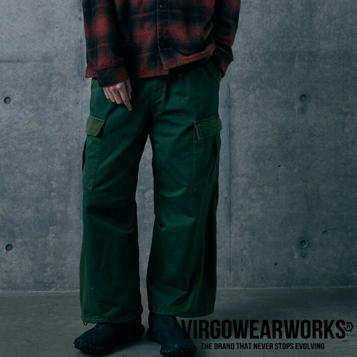 乐天商城 - VIRGOwearworks (ヴァルゴウェアワークス) PATINA WIDE CARGO PANTS【カーゴパンツ】【VG-PT-467】【2026 AUTUMN&WINTER 先行予約】【キャンセル不可】【VIRGOwearworks ヴァルゴウエアワークス バルゴ】