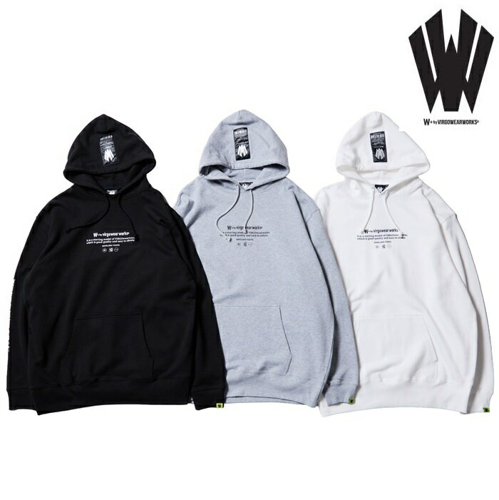 樂天商城 - W +VIRGOwearworks (ヴァルゴウェアワークス) W SWT PULL OVER HOODIE【パーカー フーディ】【W-SWT-011】【2026 AUTUMN&WINTER 先行予約】【キャンセル不可】【VIRGOwearworks ヴァルゴウエアワークス バルゴ】