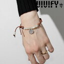 VIVIFY(ヴィヴィファイ)(ビビファイ)Old Coin Nubuck Cord Bracelet