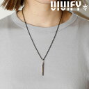 VIVIFY(ヴィヴィファイ)(ビビファイ)Gold Patch BarNecklace【VIVIFY ネックレス】【VFN-289】【オーダーメイド ハンドメイド 受注生産】【キャンセル不可】