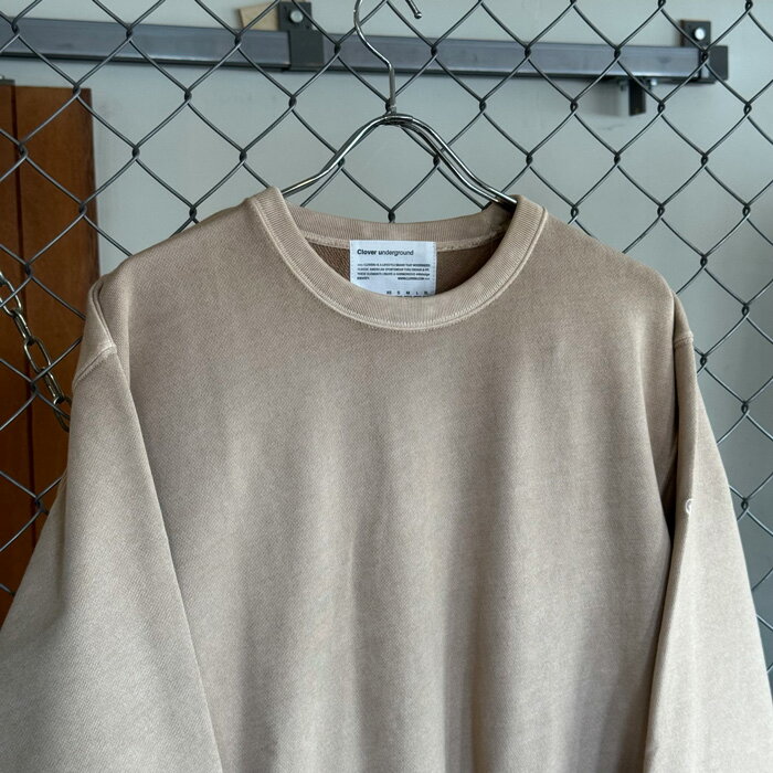 Cloveru 半端丈スウェット MUJI CREW / Sand Brown 楽天市場】Cloveru (クローバル) MUJI 25 半端丈 SWEAT【クルーネック