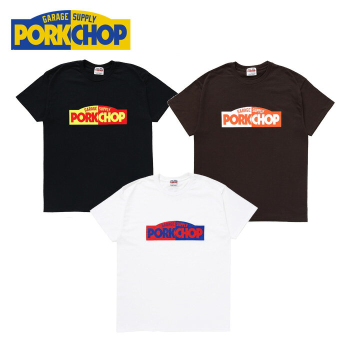 PORKCHOP GARAGE SUPPLY (ポークチョップ ガレージサプライ) 24 BLOCK LOGO TEE 【TEE Tシャツ】【インタープレイ INTERPLAY】