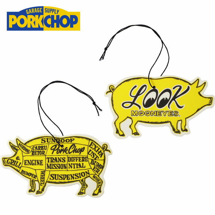 PORKCHOP GARAGE SUPPLY (ポークチョップ ガレージサプライ) PORKCHOP×MOONEYES AIR FRESHENER【エアフ..