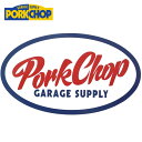 PORKCHOP GARAGE SUPPLY (ポークチョップ ガレージサプライ)OVAL TRICO STICKER / LARGE【ステッカー シール】【インタープレイ INTERPLAY】