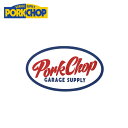 PORKCHOP GARAGE SUPPLY (ポークチョップ ガレージサプライ)OVAL TRICO STICKER / SMALL【ステッカー シール】【インタープレイ INTERPLAY】