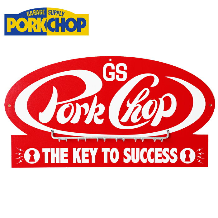 PORKCHOP GARAGE SUPPLY(ポークチョップ ガレージサプライ)P-Key hook【キーフック】【壁掛け】
