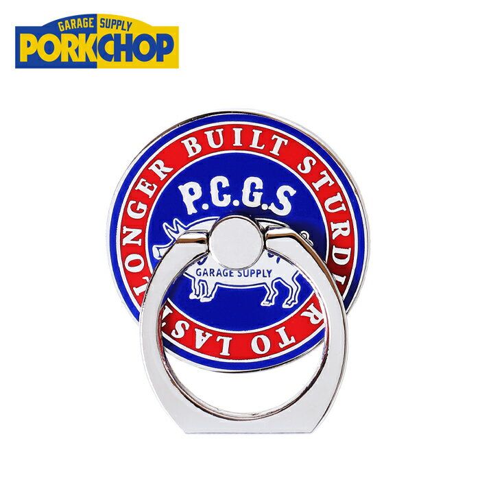 PORKCHOP GARAGE SUPPLY ポークチョップ ガレージサプライ P RING CIRCLE 【スマートフォン用ホールドリング】【バンカーリング】