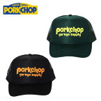 PORKCHOP GARAGE SUPPLY (ポークチョップ ガレージサプライ) WHEEL LOGO MESH CAP 【メッシュキャップ 帽子】【インタープレイ INTERPLAY】