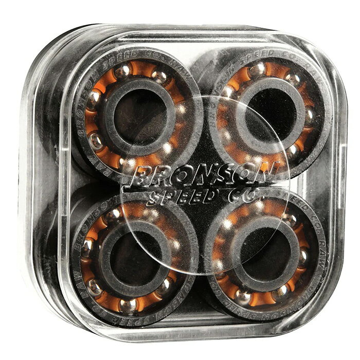 InterplayのBRONSON SPEED CO. (ブロンソン)RAW BEARING【ベアリング 8個入り1セット】【ブロンソン ベアリング】【スケートボード スケボー】【RAW パーツ ベアリング】｜アングル3