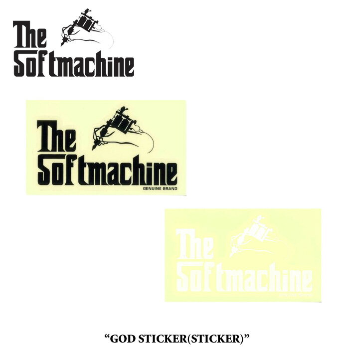 SOFTMACHINE (ソフトマシーン) GOD STICKER【即発送可能】【ステッカー】【TATTOO】