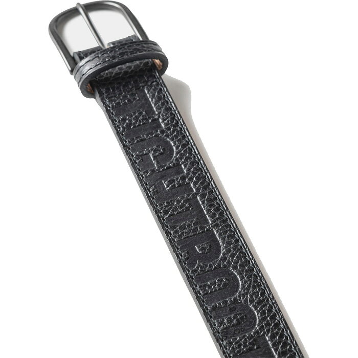 楽天市場】TIGHTBOOTH (タイトブース) LEATHER LOGO BELT 【レザー