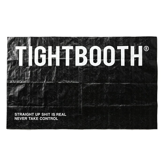 TIGHTBOOTH PRODUCTION (タイトブース プロダクション) LABEL LOGO TYVEK PICNIC SHEET 【レジャーシート】【TIGHTBOOTH PRODUCTION タイトブースプロダクション TBPR インタープレイ INTERPLAY】【SS25-A13】