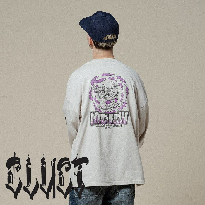 Rakuten - CLUCT (クラクト)MADFLOW[WIDE L/S TEE]【ロングスリーブTシャツ 長袖】【#05047】【2025SUMMER/AUTUMN】【お取り寄せ商品 キャンセル不可】