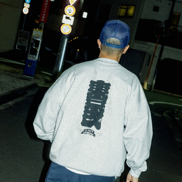CLUCT (クラクト)CLUCT × mita sneakers × 東京改 [CREW SWEAT]【スウェット】【#05160】【先行予約】【予約商品 キャンセル不可】【CLUCT × mita sneakers × 東京改】