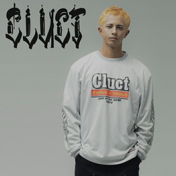 CLUCT (クラクト)RUCKER [MESH L/S TOP]【フットボールTシャツ メッシュ】【#05167】【2026SPRING先行予約】【予約商品 キャンセル不可】