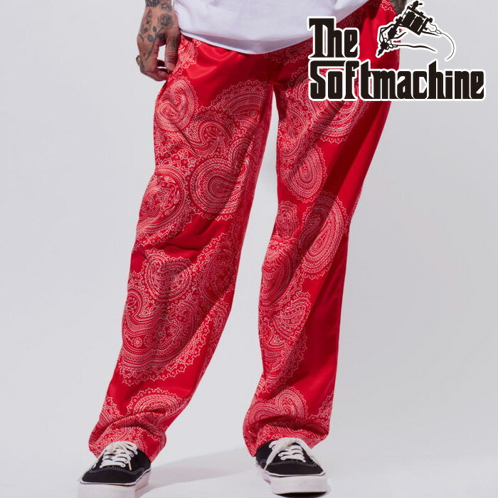 SOFTMACHINE (ソフトマシーン)GENE PANTS【パンツ】【ネイビー ブラック レッド タトゥー】【2025 SUMMER VACATION 先行予約】【予約商品 キャンセル不可】