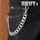 VIVIFY(ヴィヴィファイ）Hallmarks SwivelHook FlatLink WalletChain / SwivelHook＆Hook【キャンセル不可】【送料無料】【職人の完全手作業による逸品】【VIVIFY ウォレットチェーン】【VFO-094】