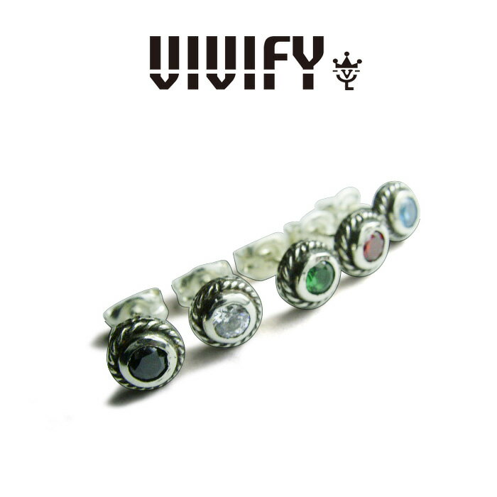 VIVIFY(BBt@Cj3mm Round Cut Stone Setting PierceyI[_[Ch󒍐YzyLZszyVIVIFY sAXzyVo[ S[hzyVFP-082z