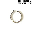 VIVIFY(ヴィヴィファイ)(ビビファイ) Hammered Hoop Pierce w/gold【即発送可能】【VIVIFY ヴィヴィファイ フープ ピアス...