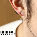 VIVIFY(ヴィヴィファイ)k18Gold Hoop Pierce(S)【オーダーメイド受注生産】【キャンセル不可】【VIVIFY フープピアス】【シルバー ...