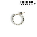 VIVIFY(ヴィヴィファイ)k18goldpost Hoop Pierce(S)【オーダーメイド受注生産】【キャンセル不可】【VIVIFY フープピアス】【シ...