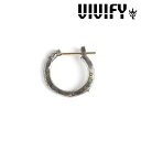 VIVIFY(ヴィヴィファイ)K18goldpost Hammered Hoop Pierce(S) w/gold【オーダーメイド 受注生産】【キャンセル不可】...