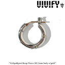 VIVIFY(ヴィヴィファイ)(ビビファイ) K18goldpost Hoop Pierce(M)3mm body w/gold【オーダーメイド受注生産】【キャ...