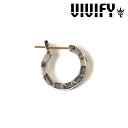 ビビファイ ピアス メンズ VIVIFY(ヴィヴィファイ）K18goldpost Hallmarks Hoop Pierce w/gold【オーダーメイド受注生産】【キャンセル不可】【VIVIFY フープピアス】【シルバー ゴールド】【VFP-118】