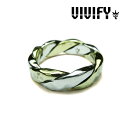VIVIFY(ヴィヴィファイ)Twist & Press Ring(Silver x Brass)【オーダーメイド 受注生産】【キャンセル不可】【リング】【VF...