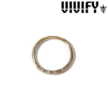 VIVIFY(ヴィヴィファイ）K18gold Hallmarks Ring【2017 2nd EXHIBITION 先行予約】【送料無料】【キャンセル不可】【職人の完全手作業による逸品】【VIVIFY リング】【VFR-116】