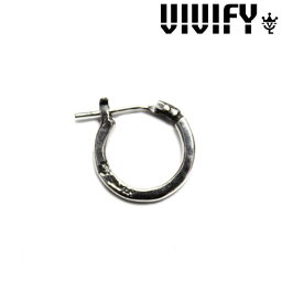 VIVIFY(ヴィヴィファイ）Hammered Hoop Pierce(S)【ビビファイ フープピアス】【シルバー】【VFP-097】【受注生産 オーダーメイド】【キャンセル不可】