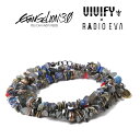 VIVIFY x RADIO EVAPebble &Metal Chip's Beads Cord/渚・カヲル【エヴァンゲリオン 公式アクセサリー】【evangelion】【受注生産 オーダーメイド】【キャンセル不可】【VRE-271】