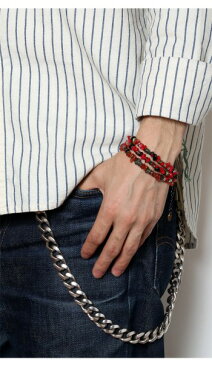 VIVIFY x RADIO EVAPebble &Metal Chip's Beads Cord/式波・アスカ・ラングレー【エヴァンゲリオン 公式アクセサリー】【evangelion】【受注生産 オーダーメイド】【キャンセル不可】