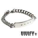 VIVIFY(ヴィヴィファイ)(ビビファイ)Hallmarks ID Bracelet/Plain【VIVIFY ブレスレット】【VFB-183】【オーダーメイ...