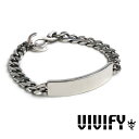 VIVIFY(ヴィヴィファイ)(ビビファイ)Back Hallmarks ID Bracelet/Plain【VIVIFY ブレスレット】【VFB-187】【オ...