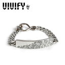 VIVIFY(ヴィヴィファイ)(ビビファイ)Arabesque Back Hallmarks ID Bracelet【VIVIFY ブレスレット】【VFB-19...