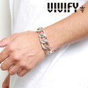 VIVIFY(ヴィヴィファイ)(ビビファイ)Seamless Huge Cavalry Chain Bracelet【VIVIFY ブレスレット】【VFB-20...