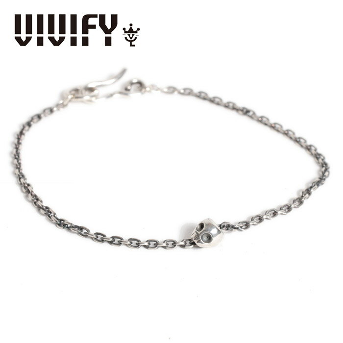 Rakuten - VIVIFY(ヴィヴィファイ)(ビビファイ)Archive Skull Bead Bracelet【VIVIFY ブレスレット】【VFB-224】【オーダーメイド ハンドメイド 受注生産】【キャンセル不可】