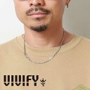 VIVIFY(ヴィヴィファイ)(ビビファイ)Hallmarks Clasp Chain 3.4 (45cm) /4C(4面カット)【VIVIFY ネックレス】【VFC-041】【オーダーメイド ハンドメイド 受注生産】【キャンセル不可】