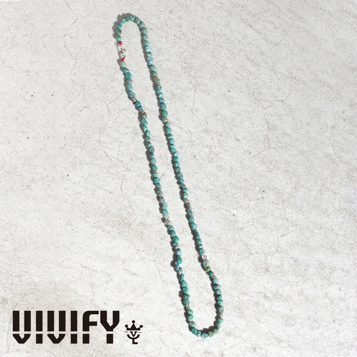 Rakuten - VIVIFY(ヴィヴィファイ)(ビビファイ)Rough Tumble Turquoise Necklace【VIVIFY ネックレス】【VFN-343】【オーダーメイド ハンドメイド 受注生産】【キャンセル不可】